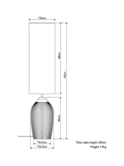 Floor Lamp, Olive